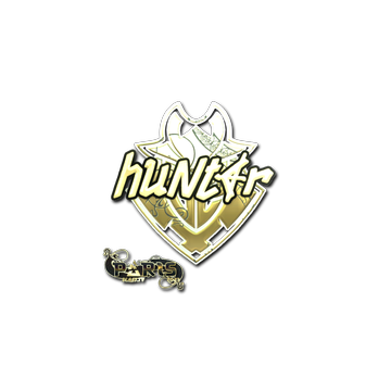 Sticker | huNter- (Gold) | Paris 2023