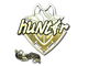 Sticker | huNter- (Gold) | Paris 2023
