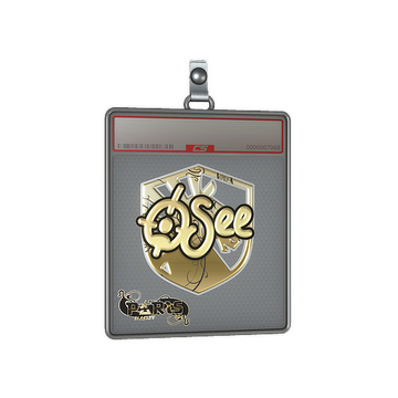 Sticker Slab | oSee (Gold) | Paris 2023