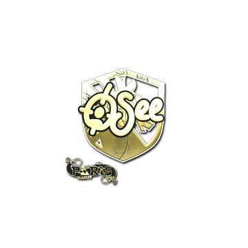Sticker | oSee (Gold) | Paris 2023