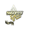 Sticker | sinnopsyy (Gold) | Paris 2023