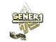 Sticker | SENER1 (Gold) | Paris 2023