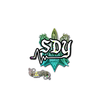 Sticker | sdy (Glitter) | Paris 2023