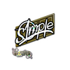 Sticker | s1mple (Glitter) | Paris 2023