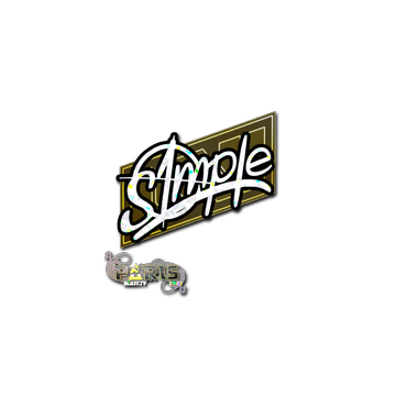 Sticker | s1mple (Glitter) | Paris 2023