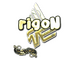 Sticker | rigoN (Gold) | Paris 2023