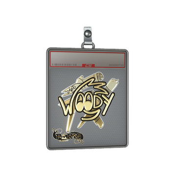 Sticker Slab | WOOD7 (Gold) | Paris 2023