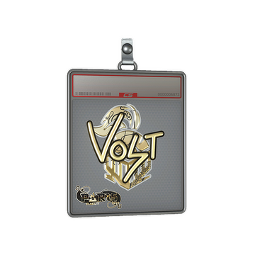 Sticker Slab | volt (Gold) | Paris 2023