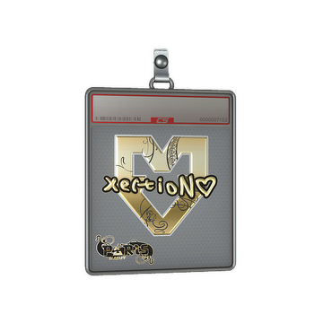 Sticker Slab | xertioN (Gold) | Paris 2023