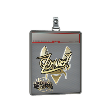 Sticker Slab | ZywOo (Gold, Champion) | Paris 2023