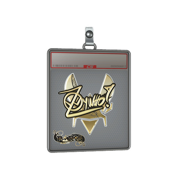 Sticker Slab | ZywOo (Gold) | Paris 2023