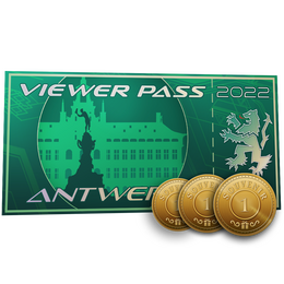 Antwerp 2022 Viewer Pass + 3 Souvenir Tokens