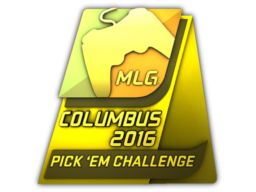 Gold Columbus 2016 Pick'Em Trophy
