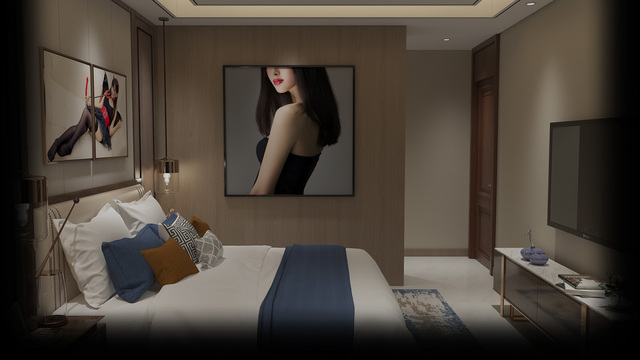 Room - Dancing Girl Background