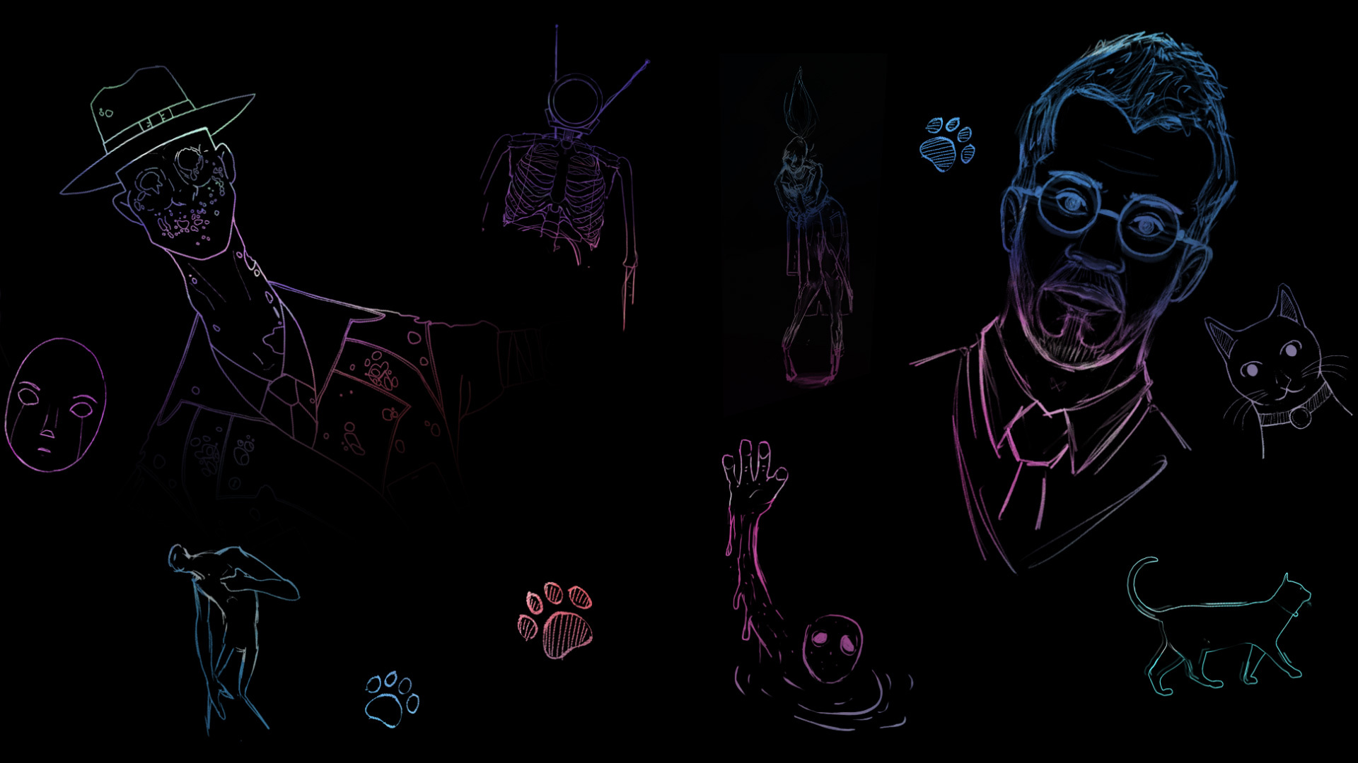 Rainbow Doodles