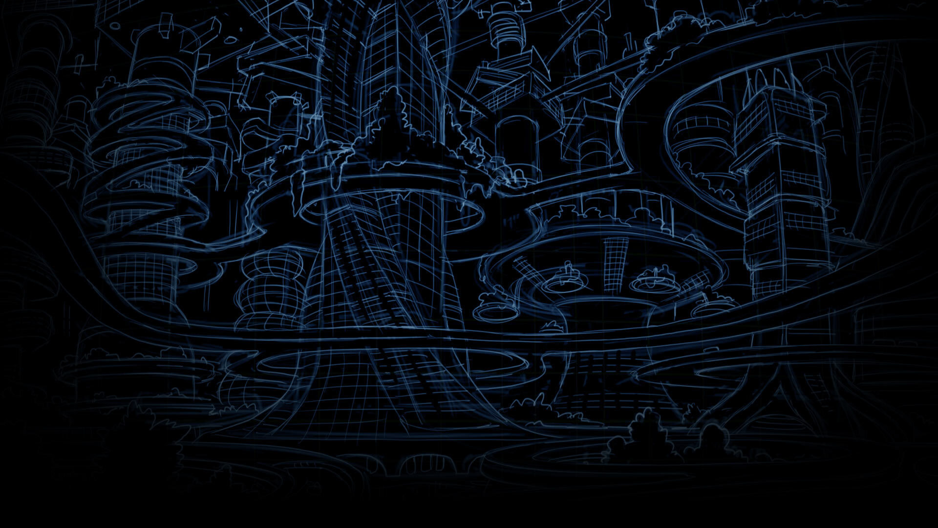 Beyond A Steel Sky City Sketch 2