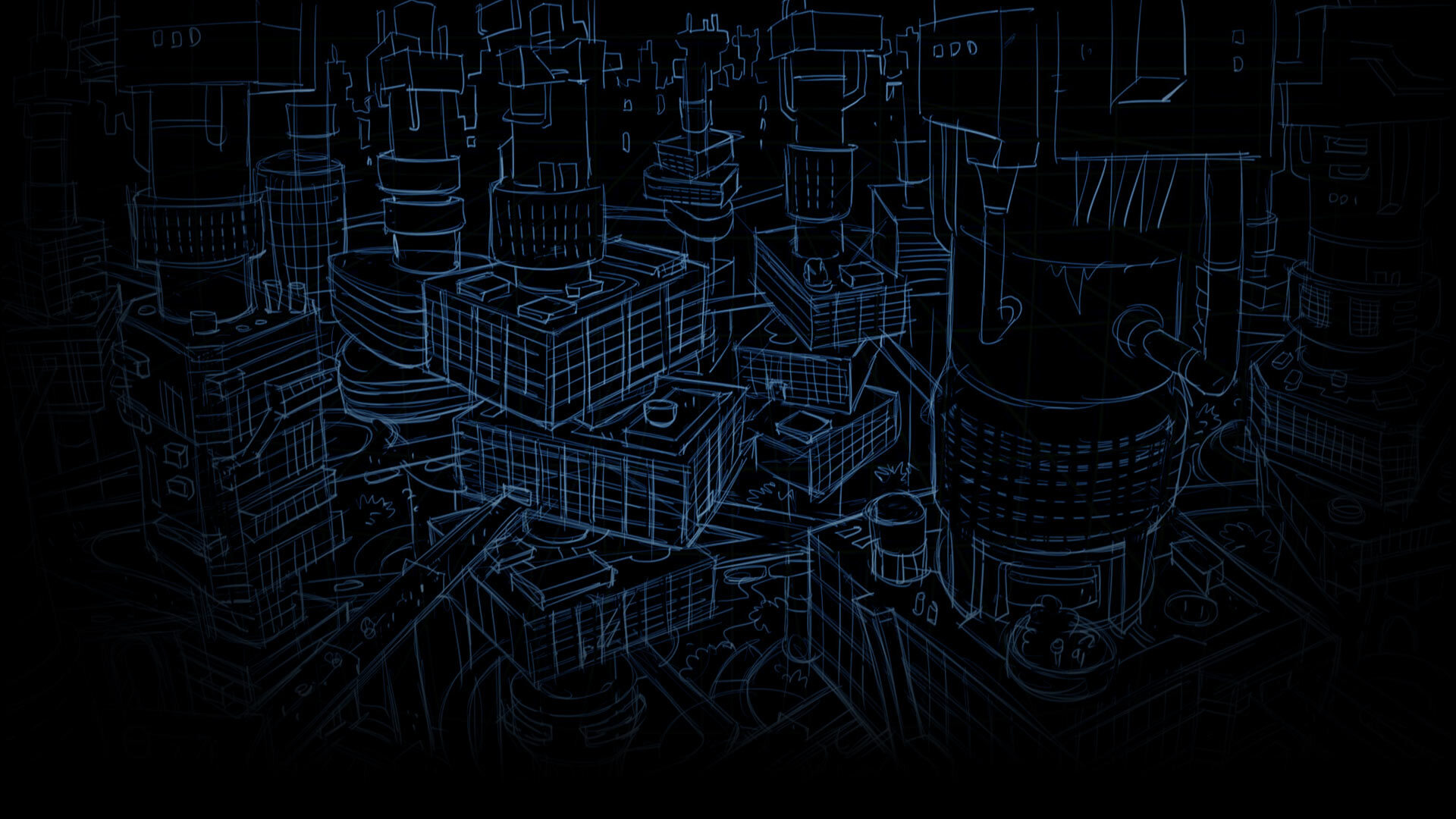 Beyond A Steel Sky City Sketch 1