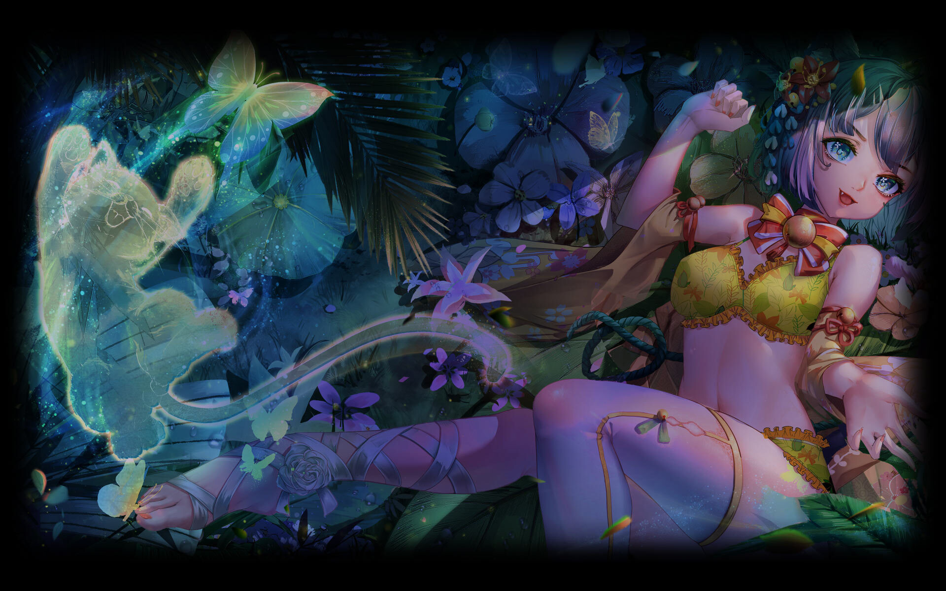 Lily on Tahiti