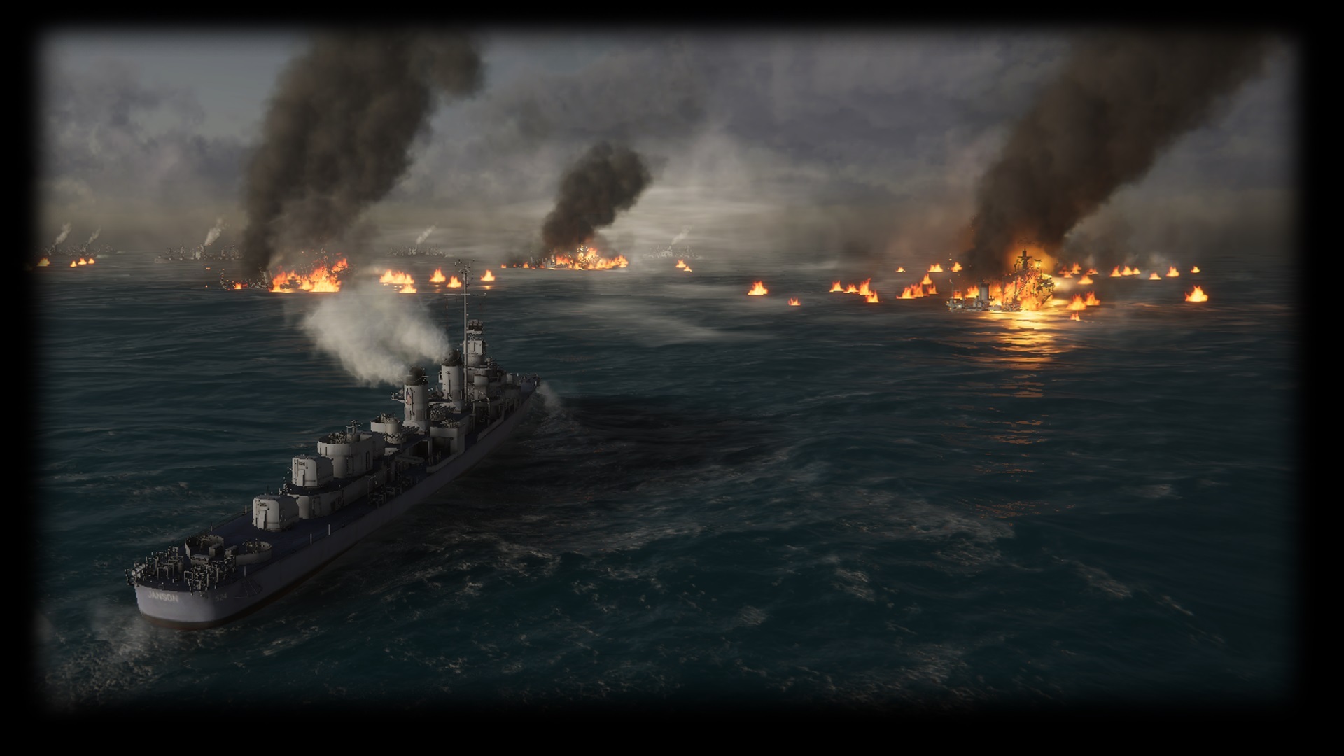 Convoy under fire