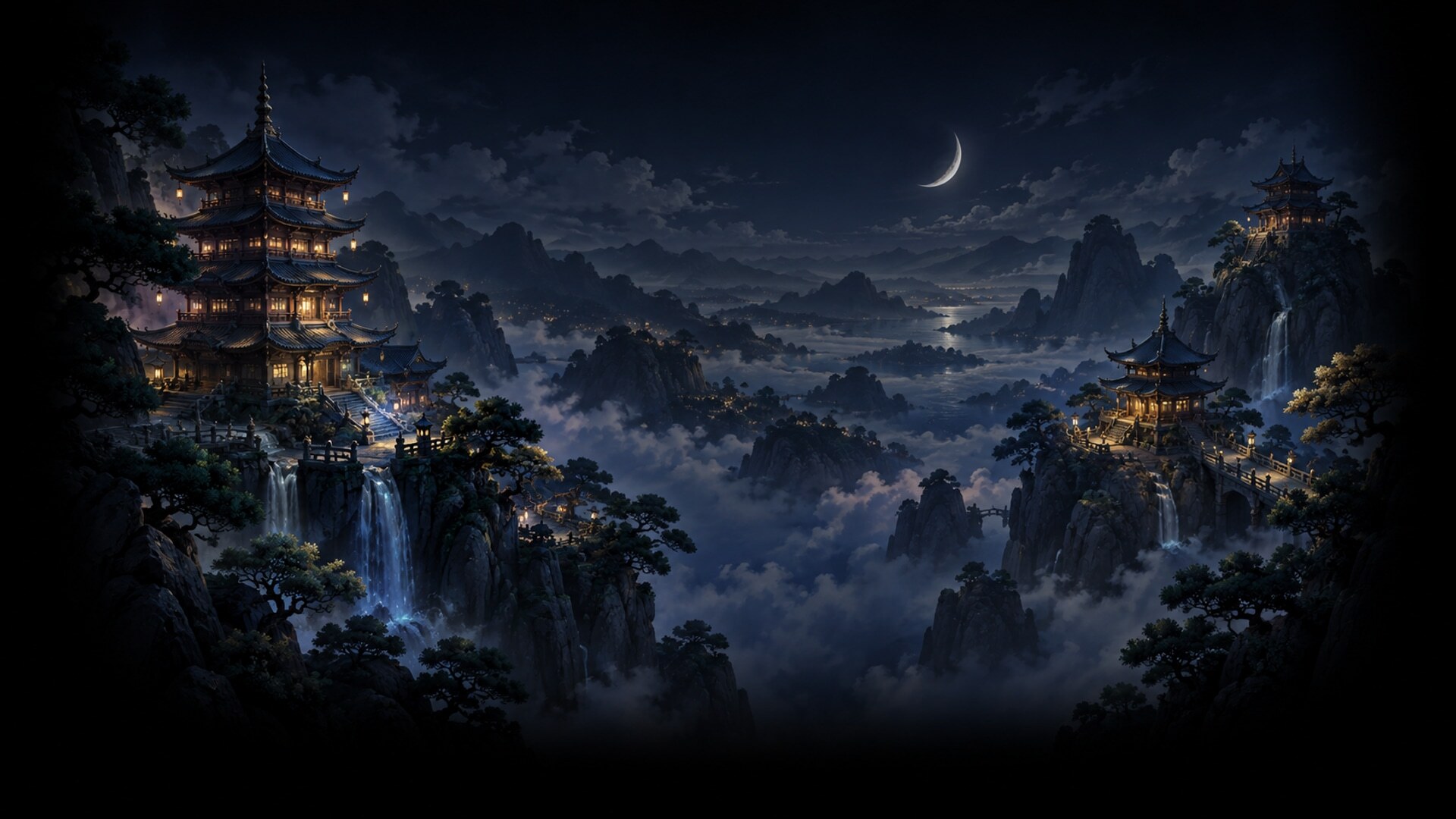 Mountains in the Clouds