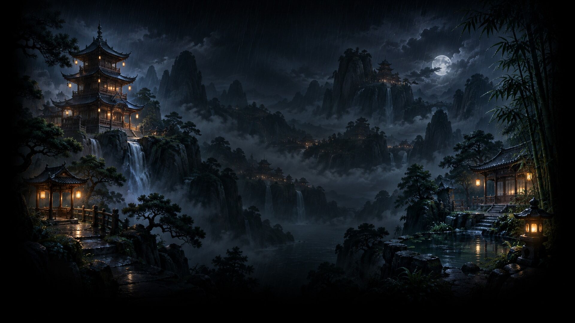 Rain over the Estate