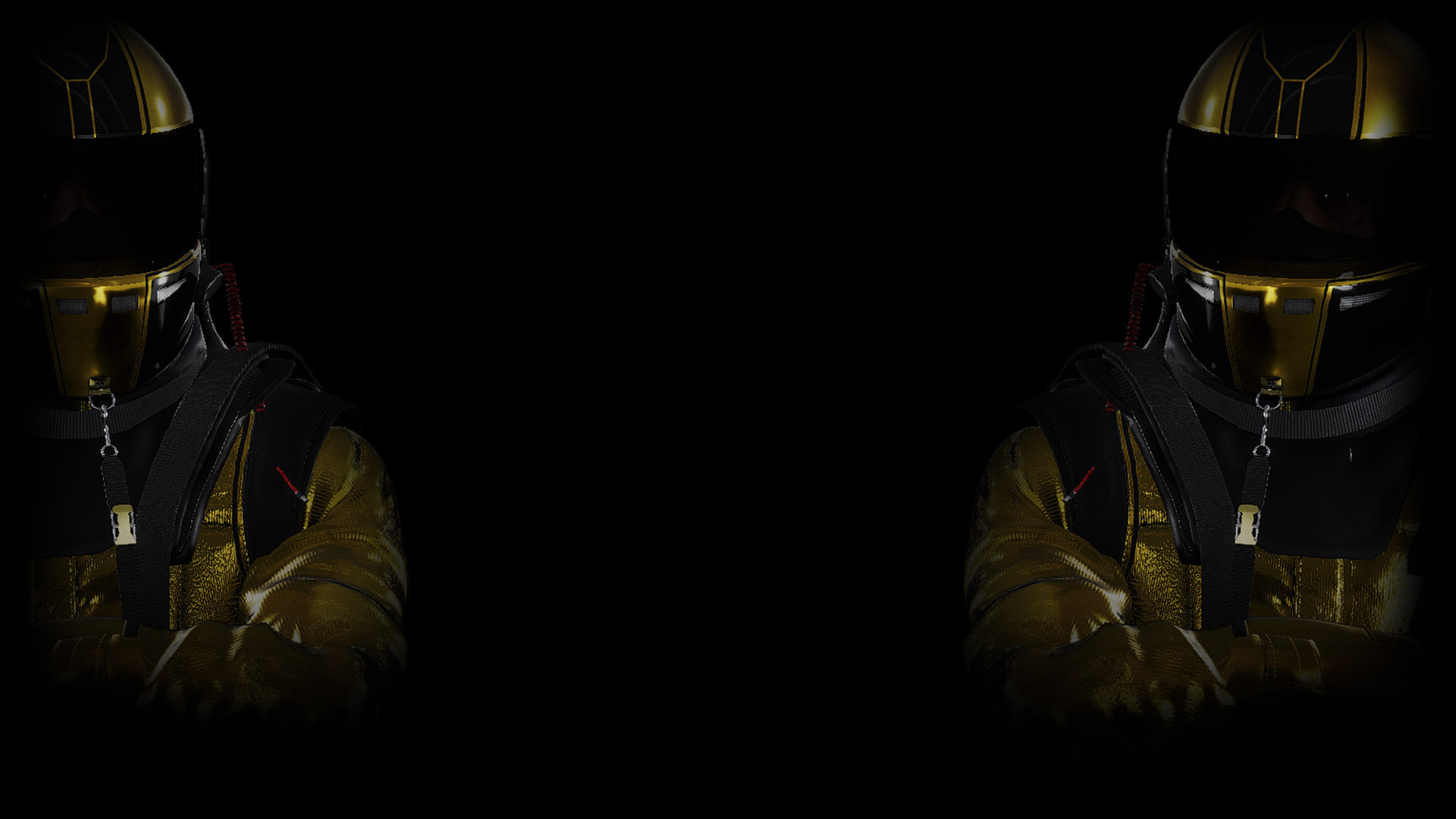 Gold Driver Suit