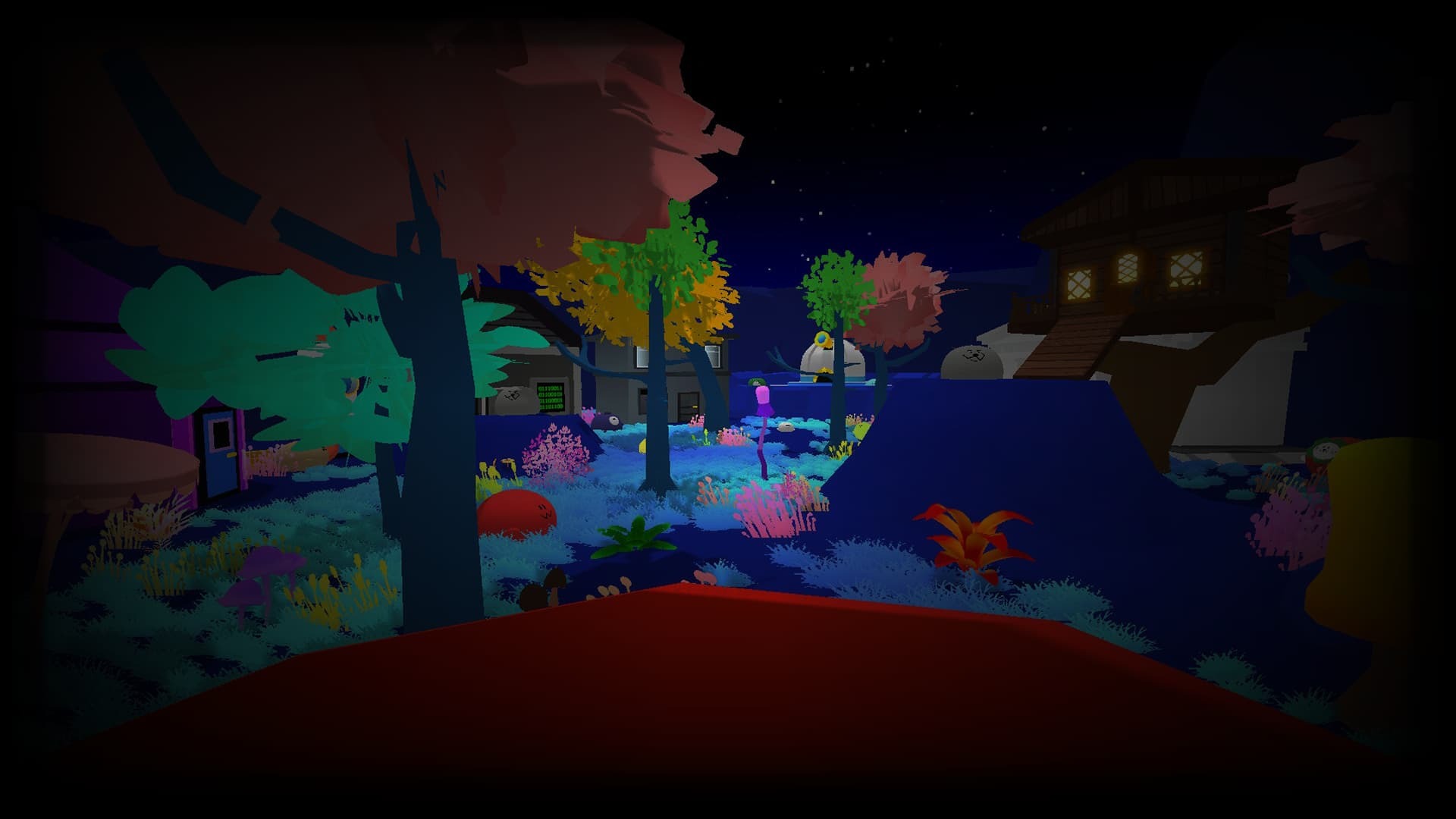 Night Forest Background