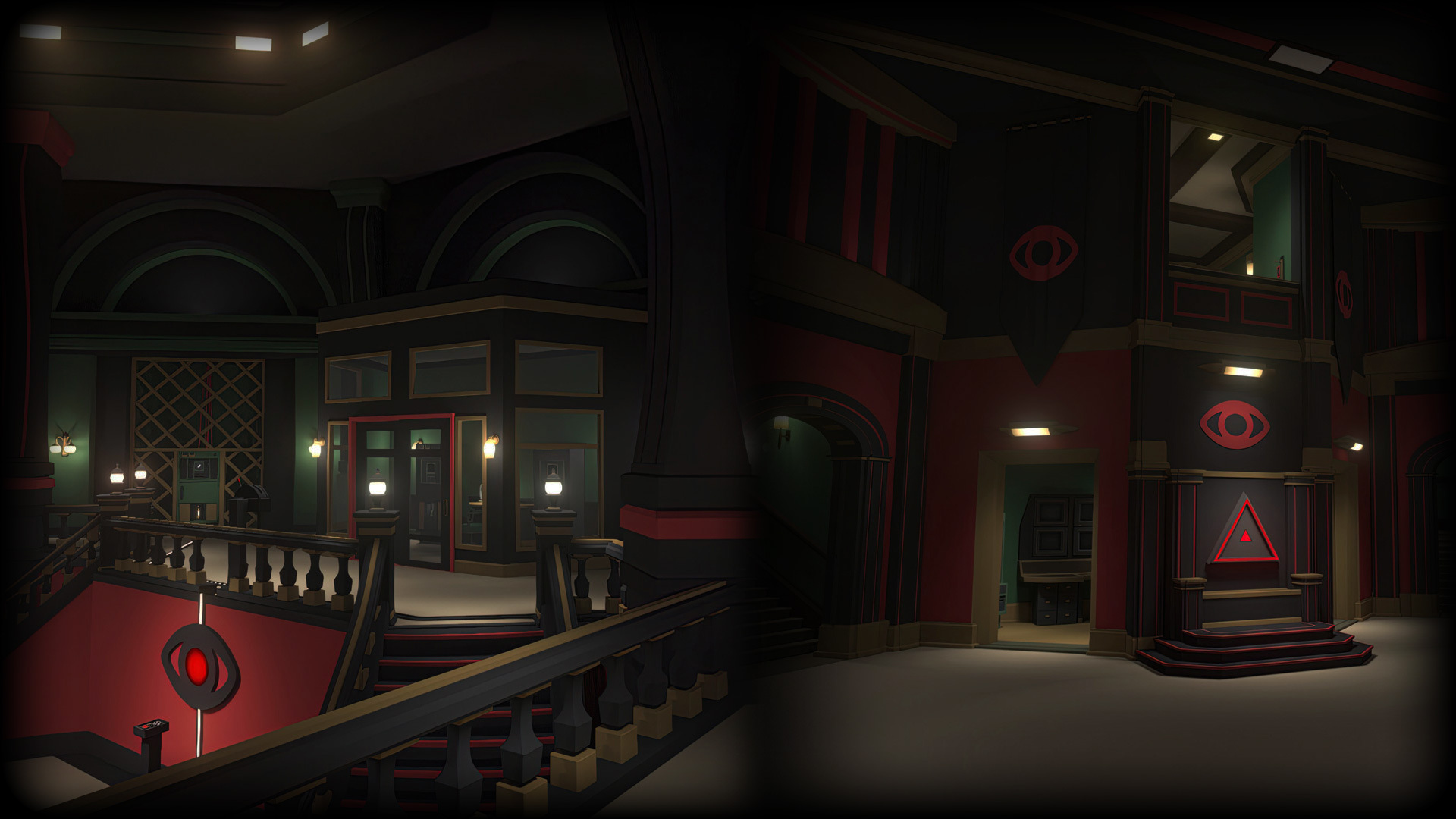 Gravity Chamber and Grand Hall
