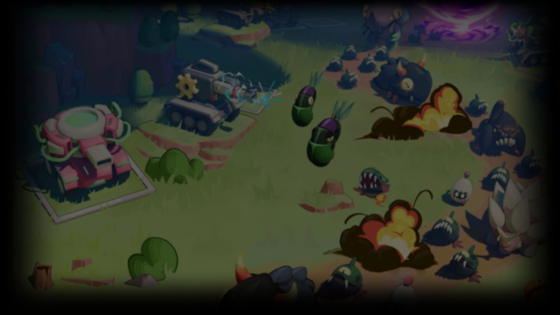 Tank Defense Zone Background
