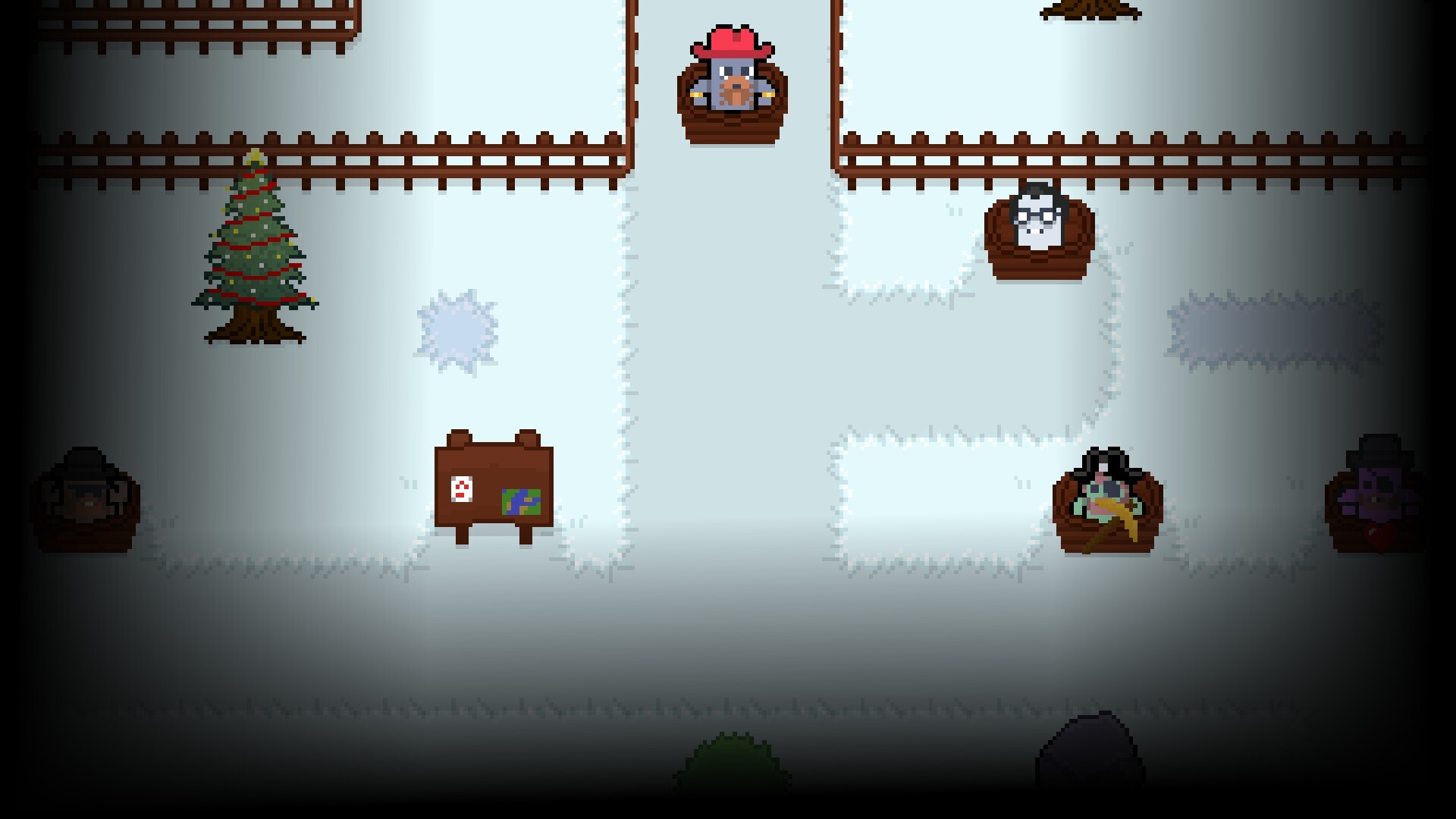 Winter Lobby Background