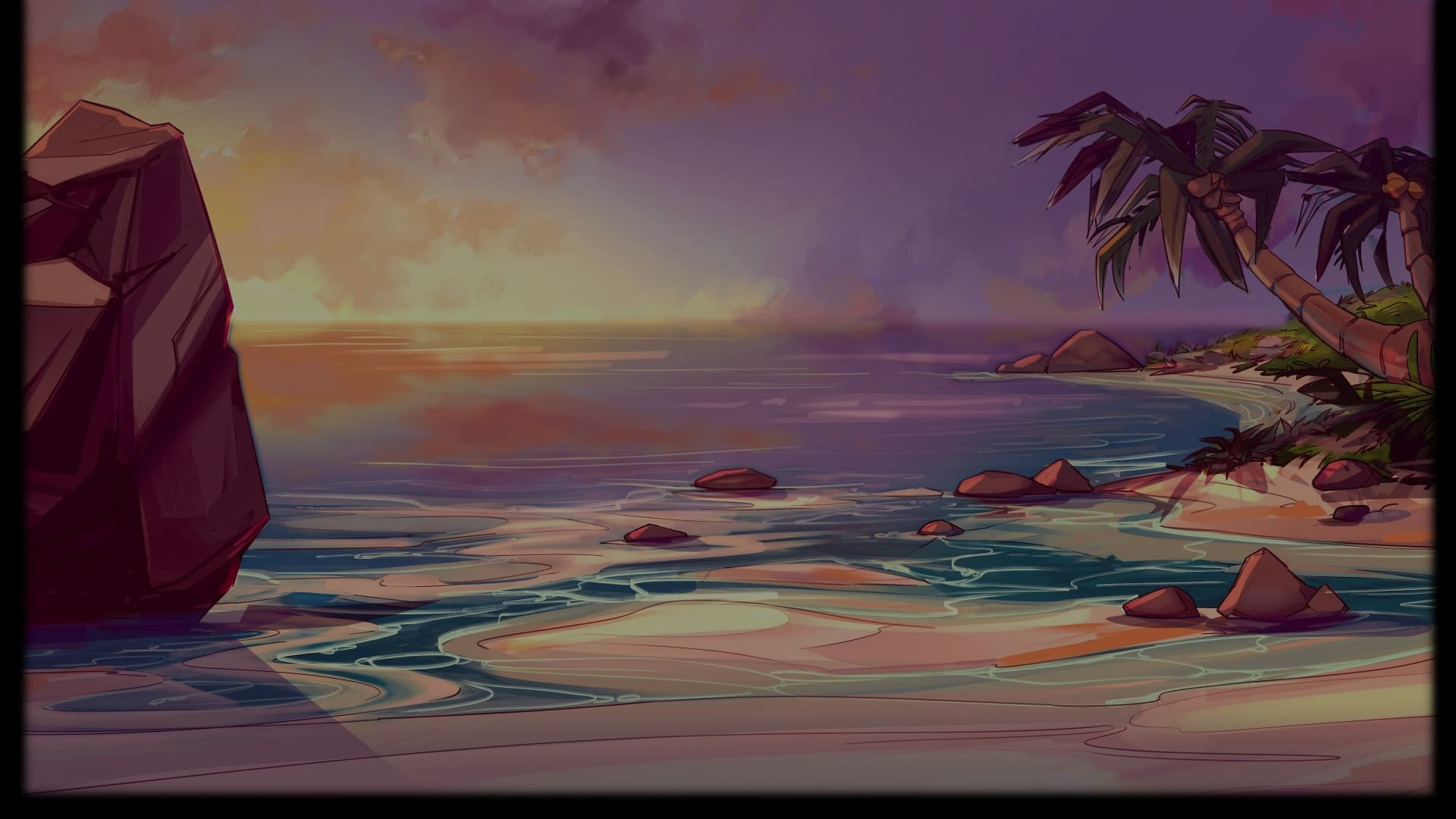 Sunset coast