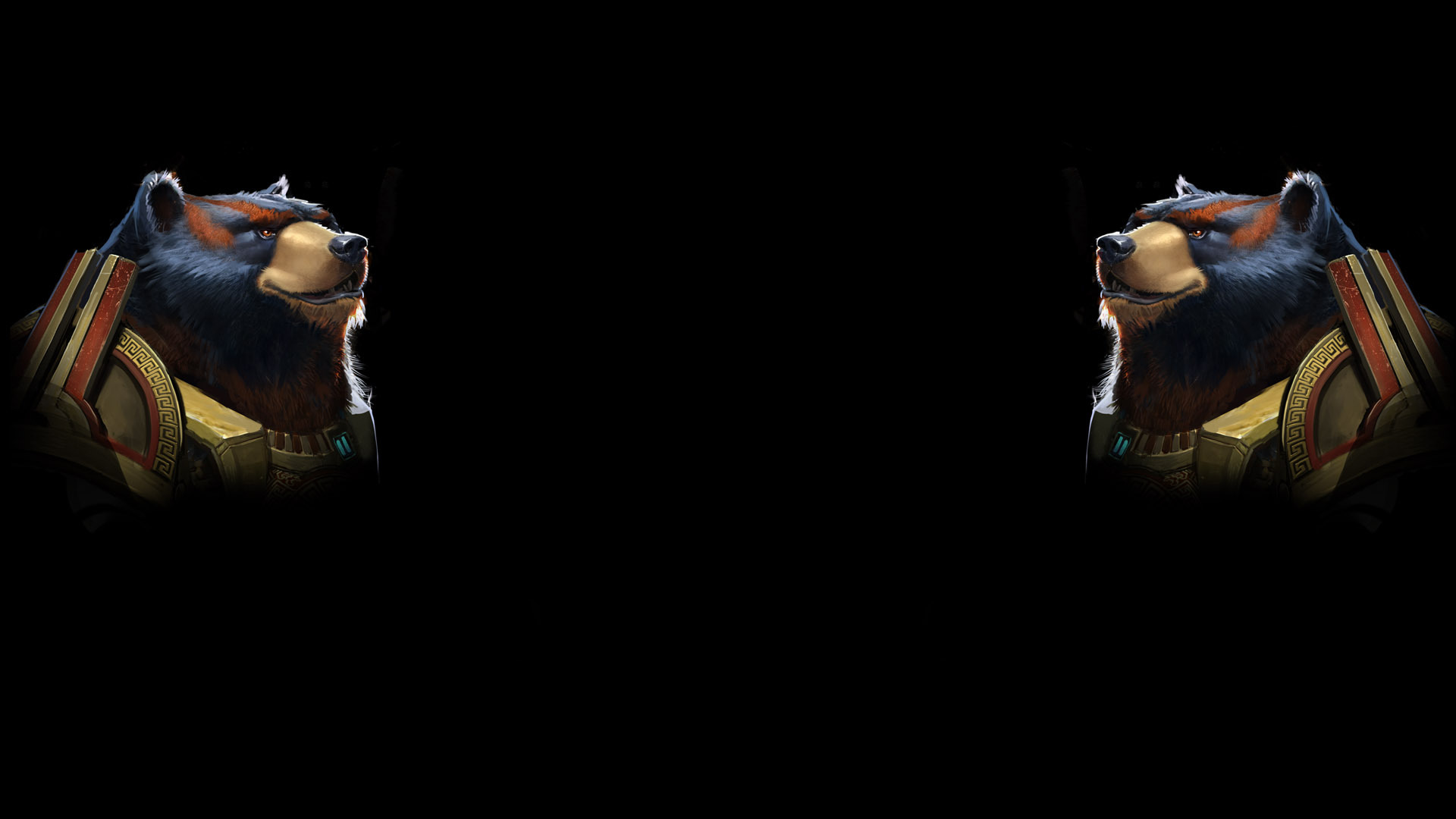 Space Bear Background
