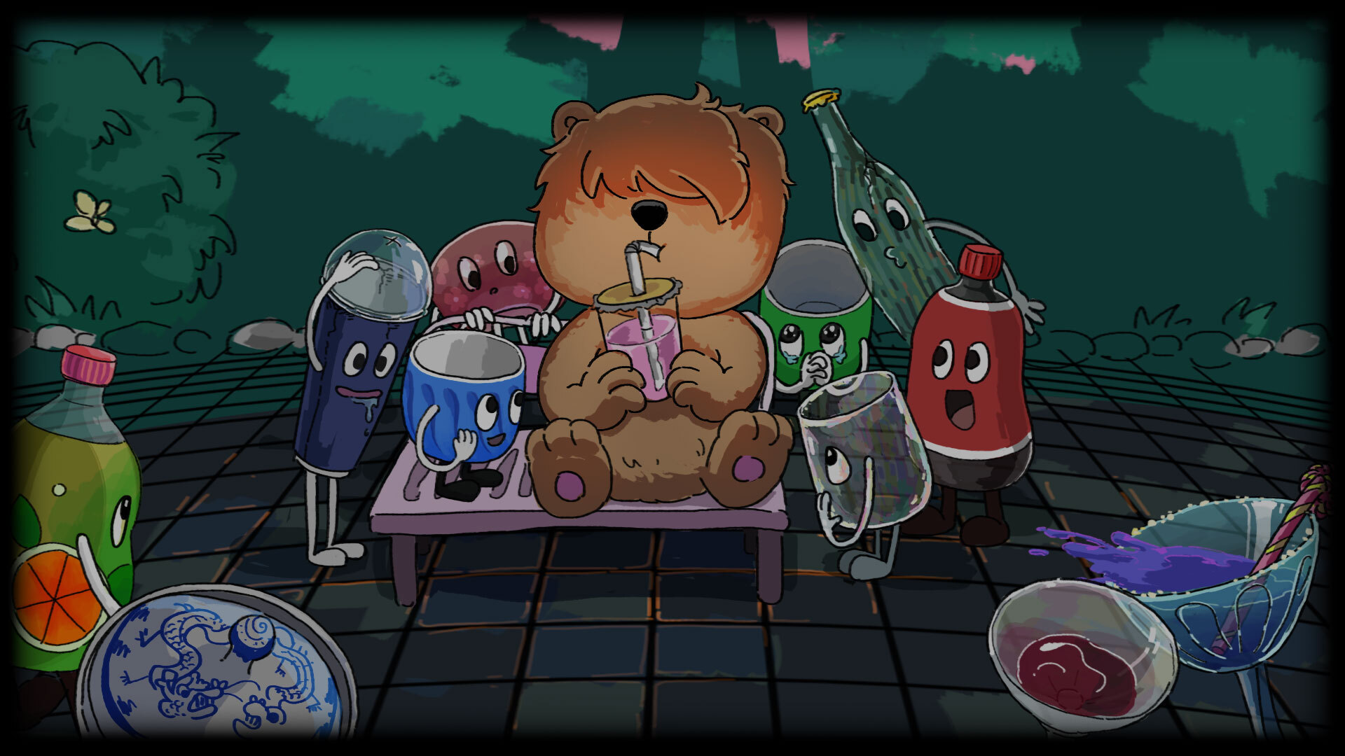 Drinking Bear