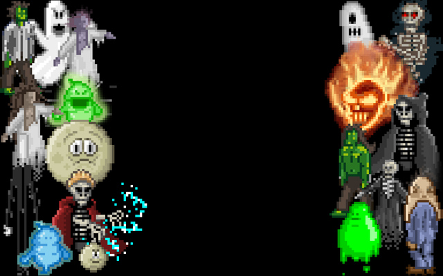 All the ghosts!