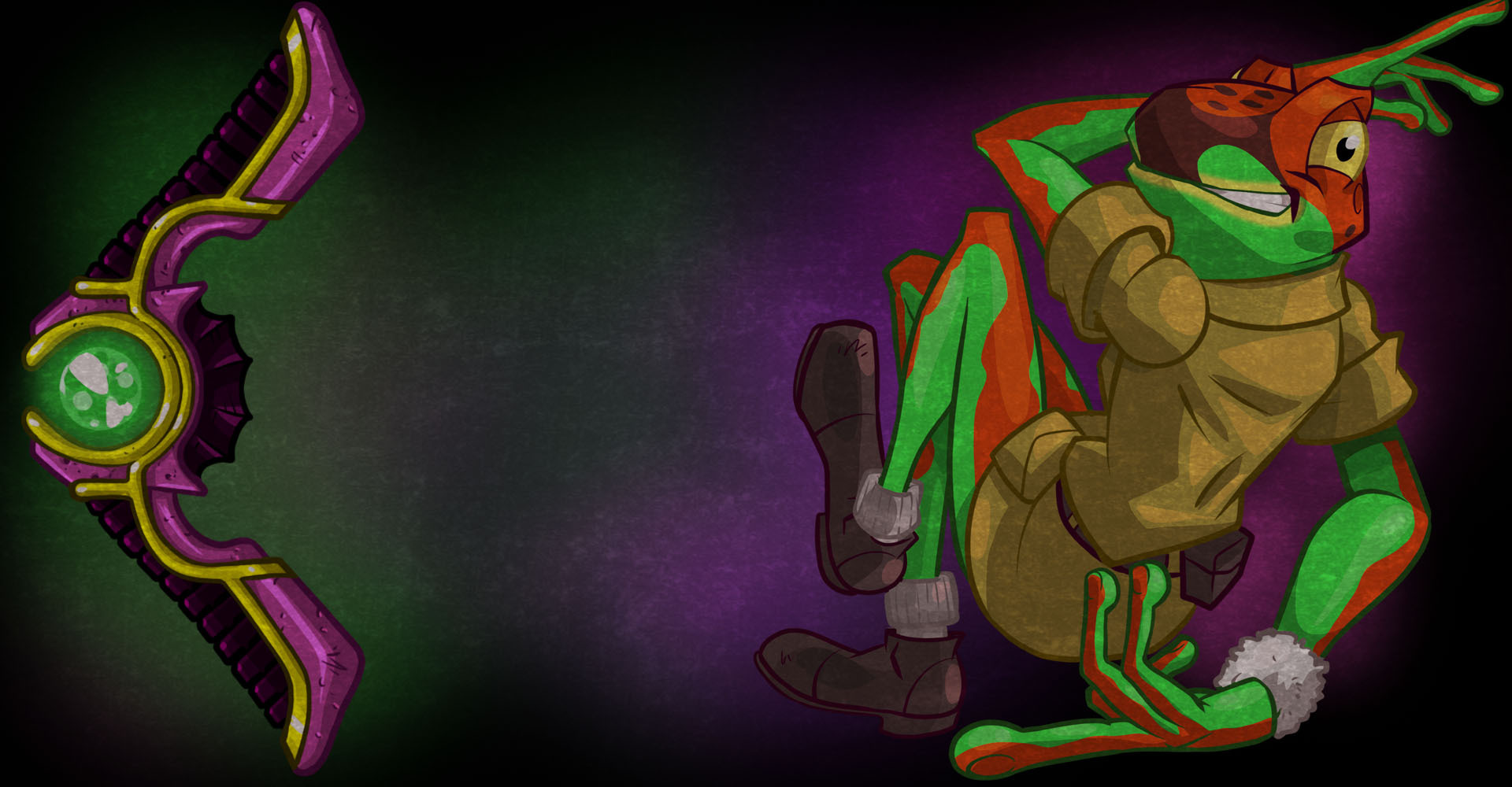 Dennis the Green Tree Frog (Profile Background)