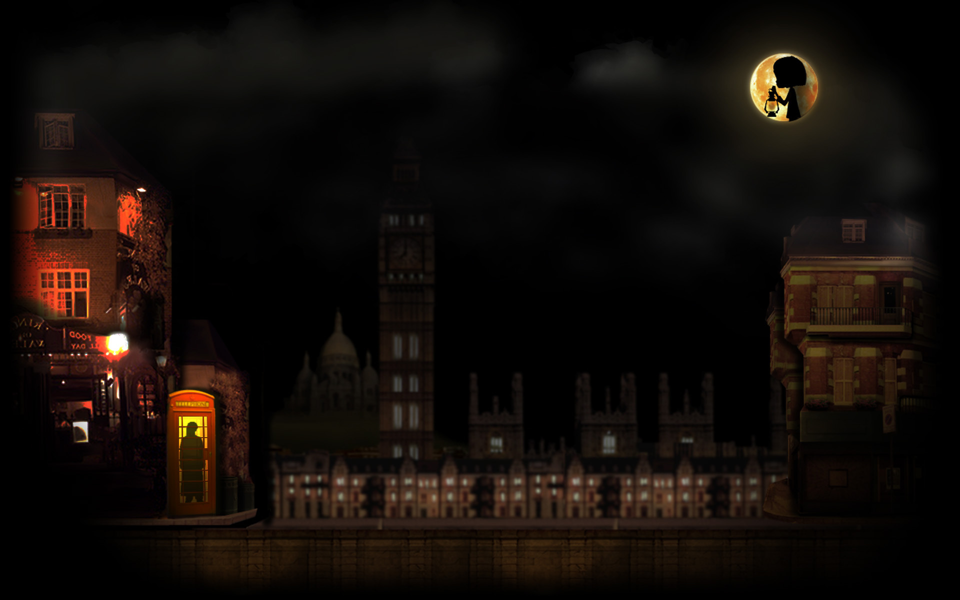 A Moonlit City
