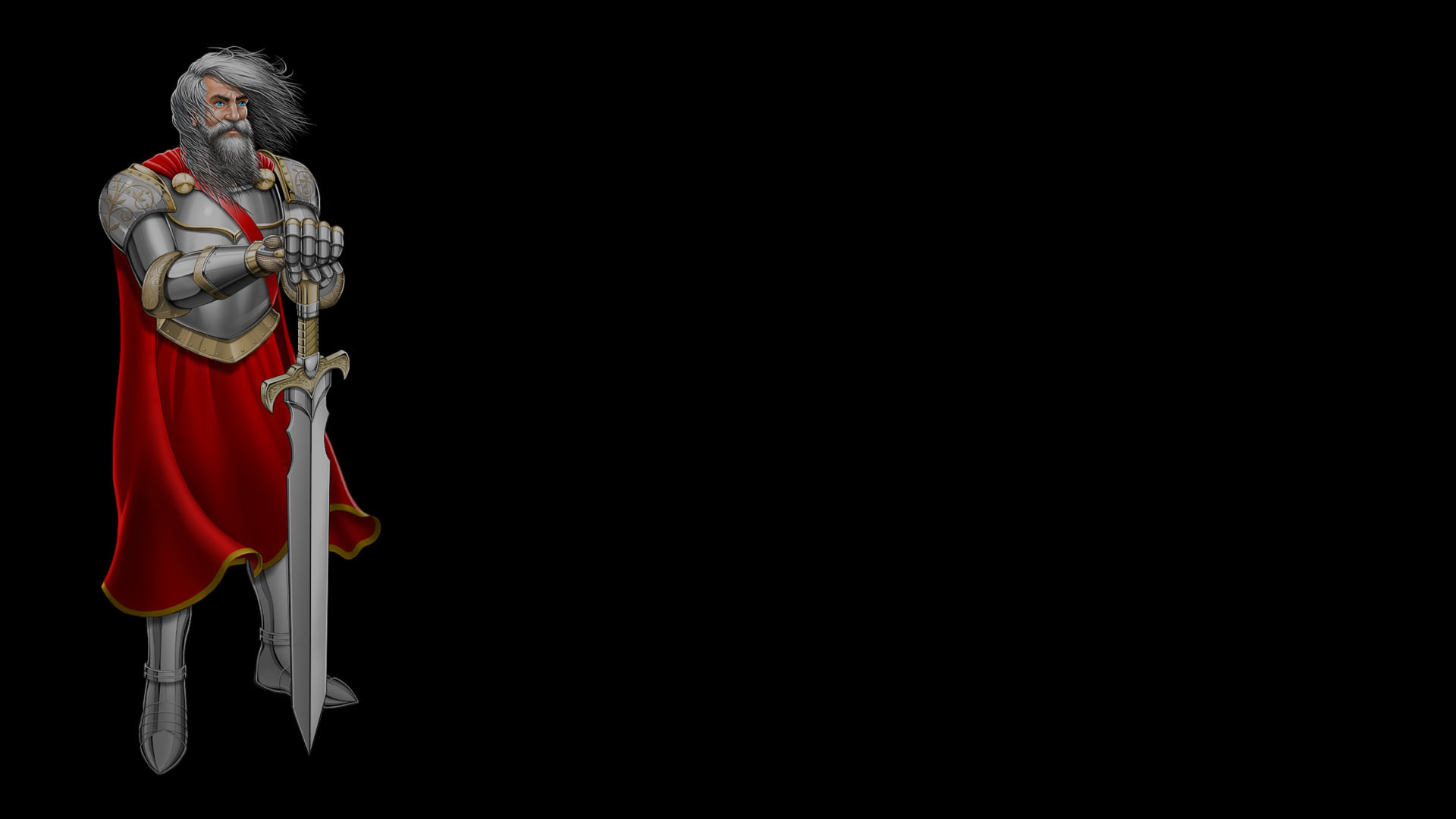 Knight (left)