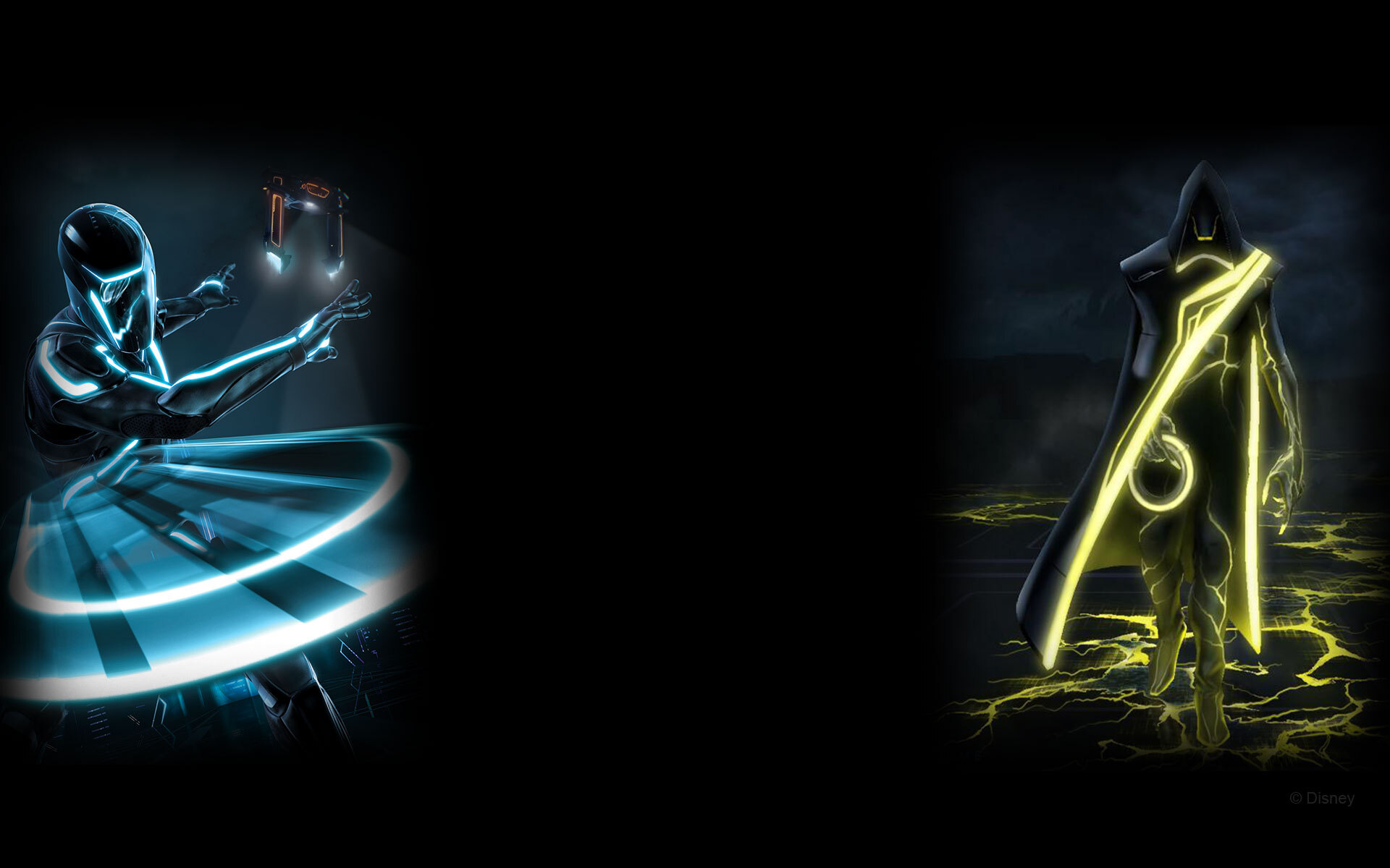 TRON: Evolution Concept Art: Anon and Abraxas