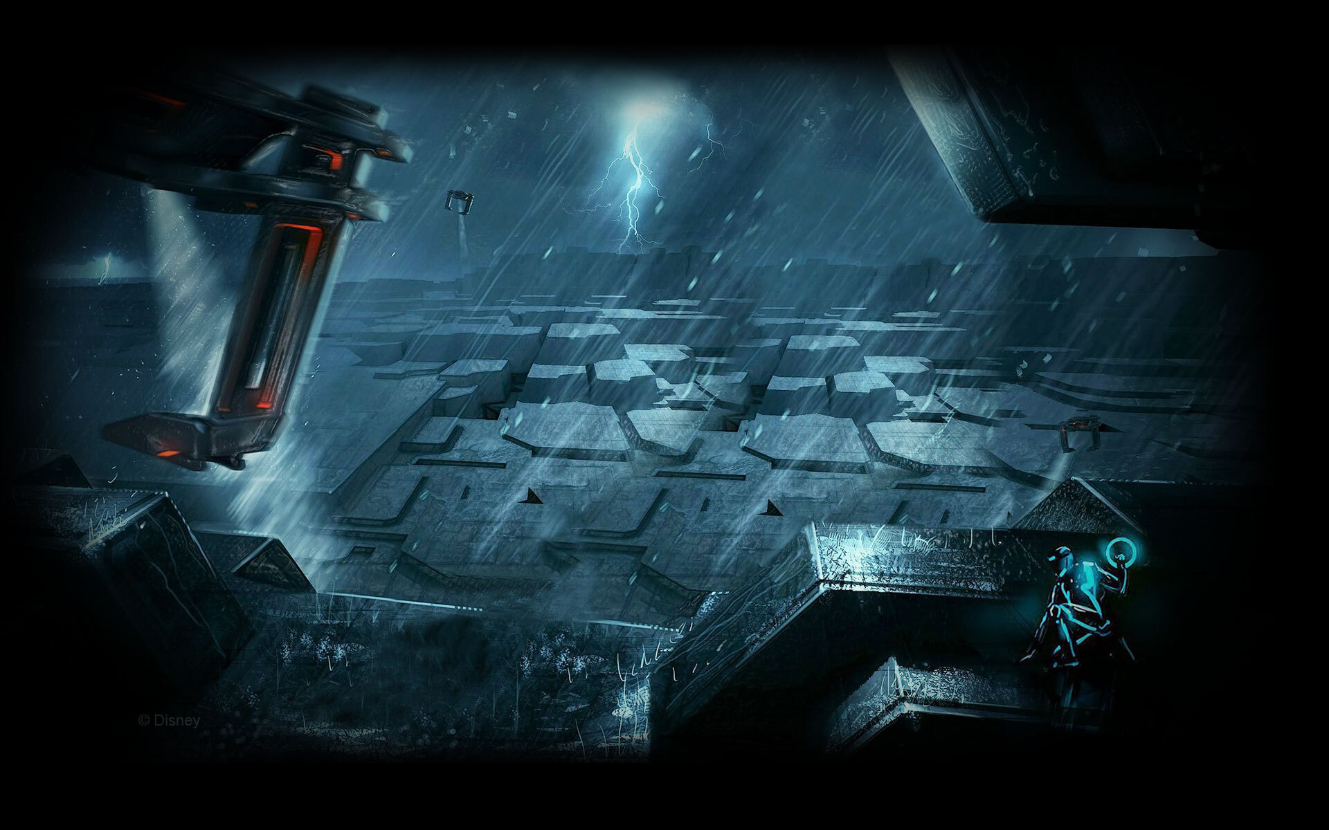 TRON Evolution Concept Art:  Stealth