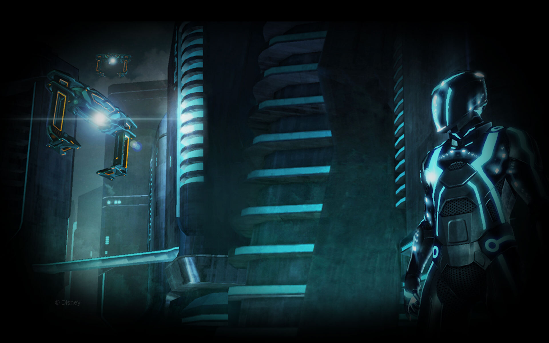 TRON Evolution Concept Art: Recognizer