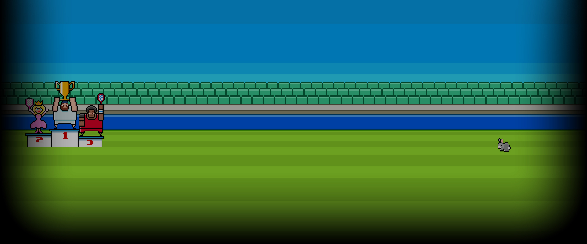 Timber Tennis - podium