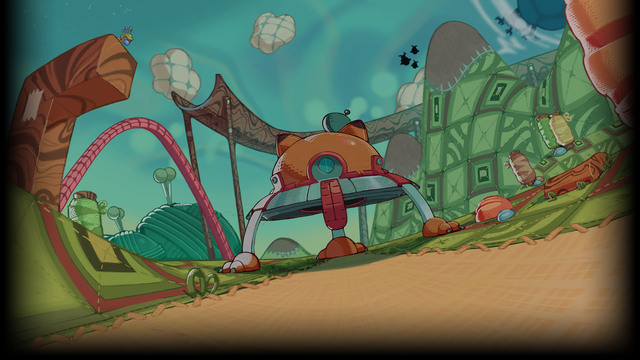 Bubsy 4D Background - Wooltopia