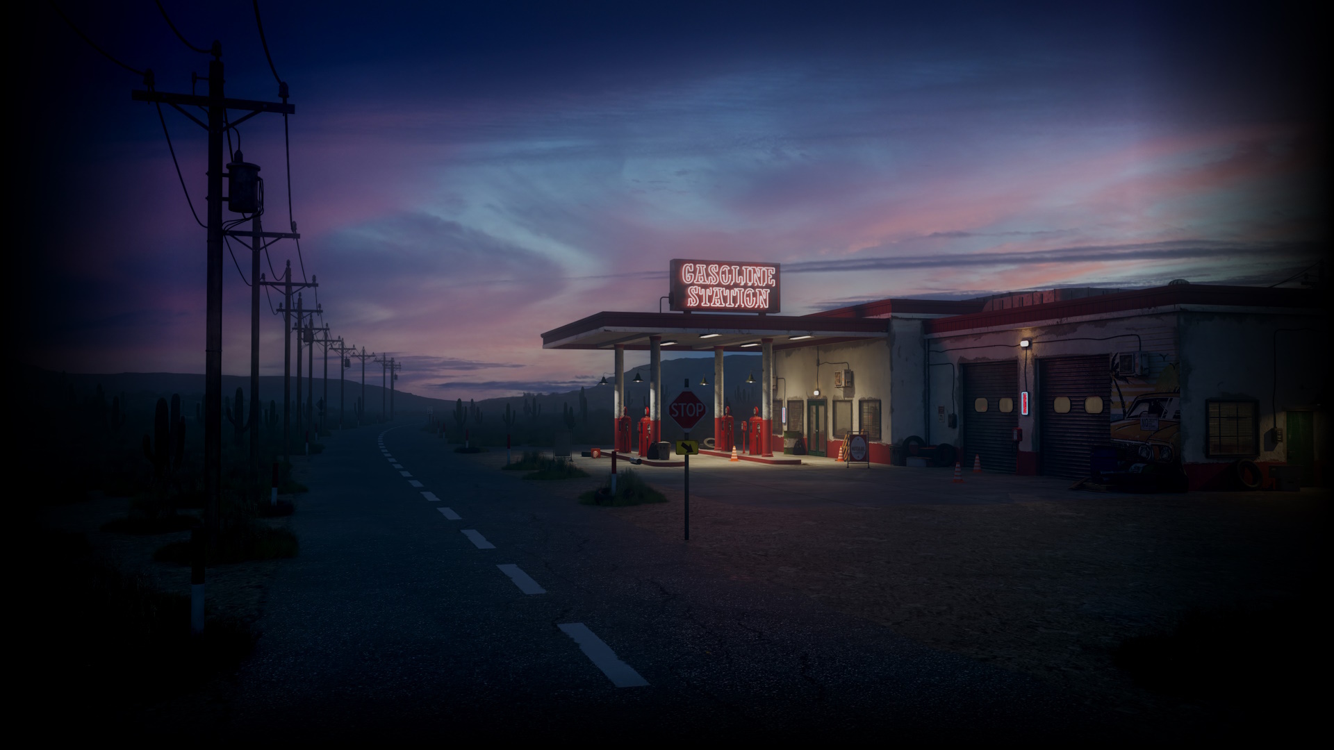 Desert Gas Station