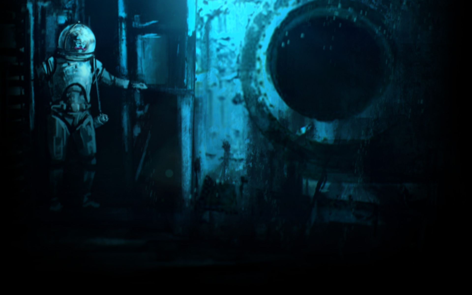 Anoxemia Art Background Blue