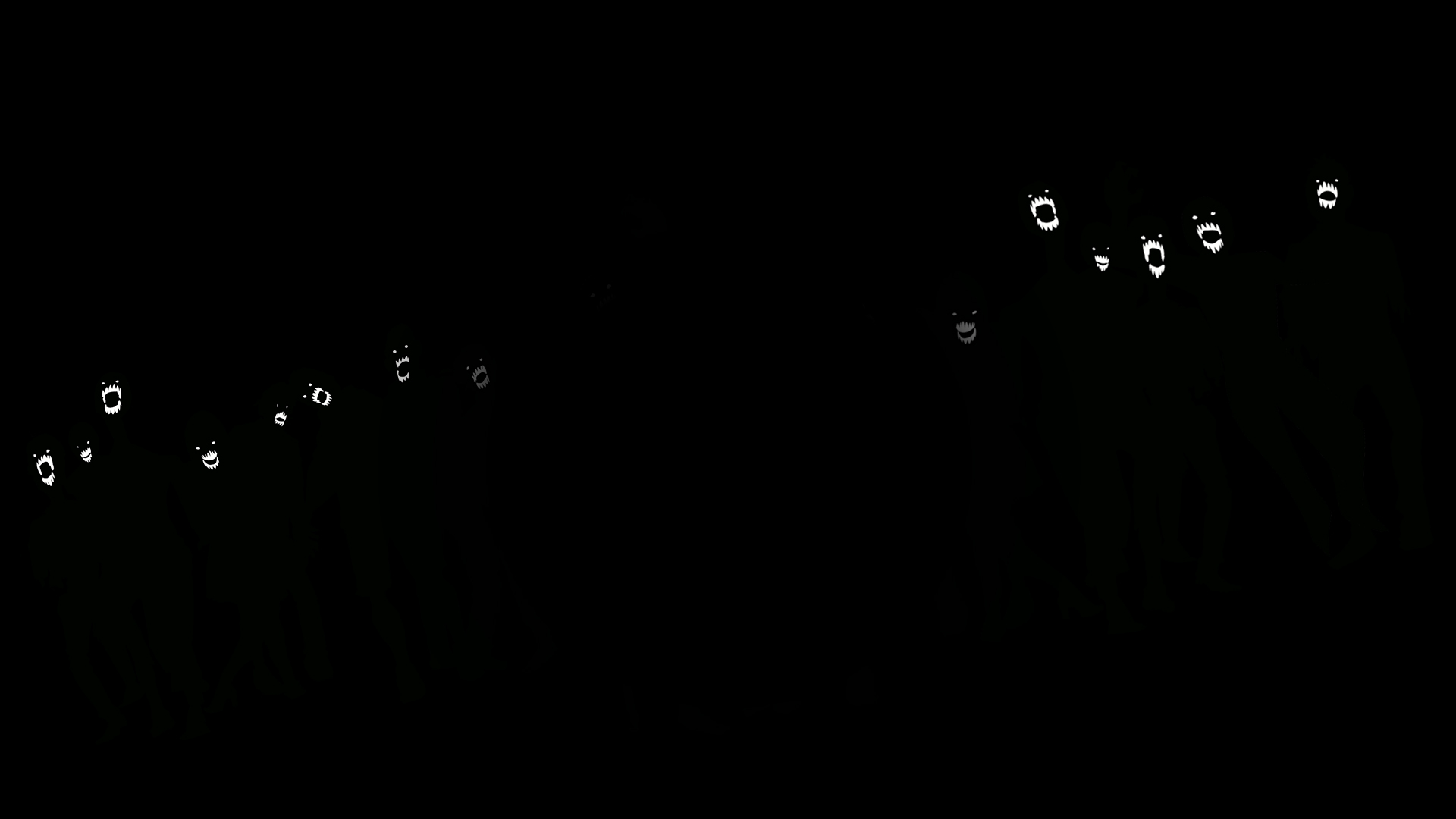 Zombie silhouettes