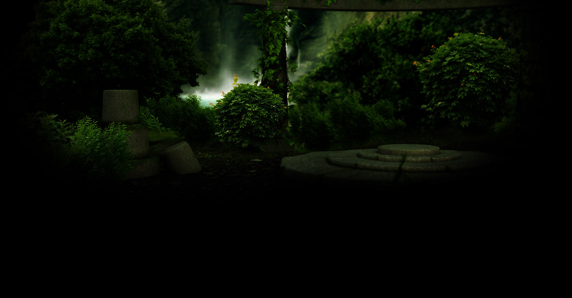 Ruins outside the Mazes of Menace