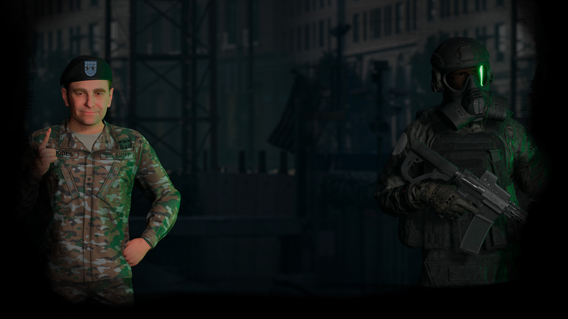 Major & Soldier