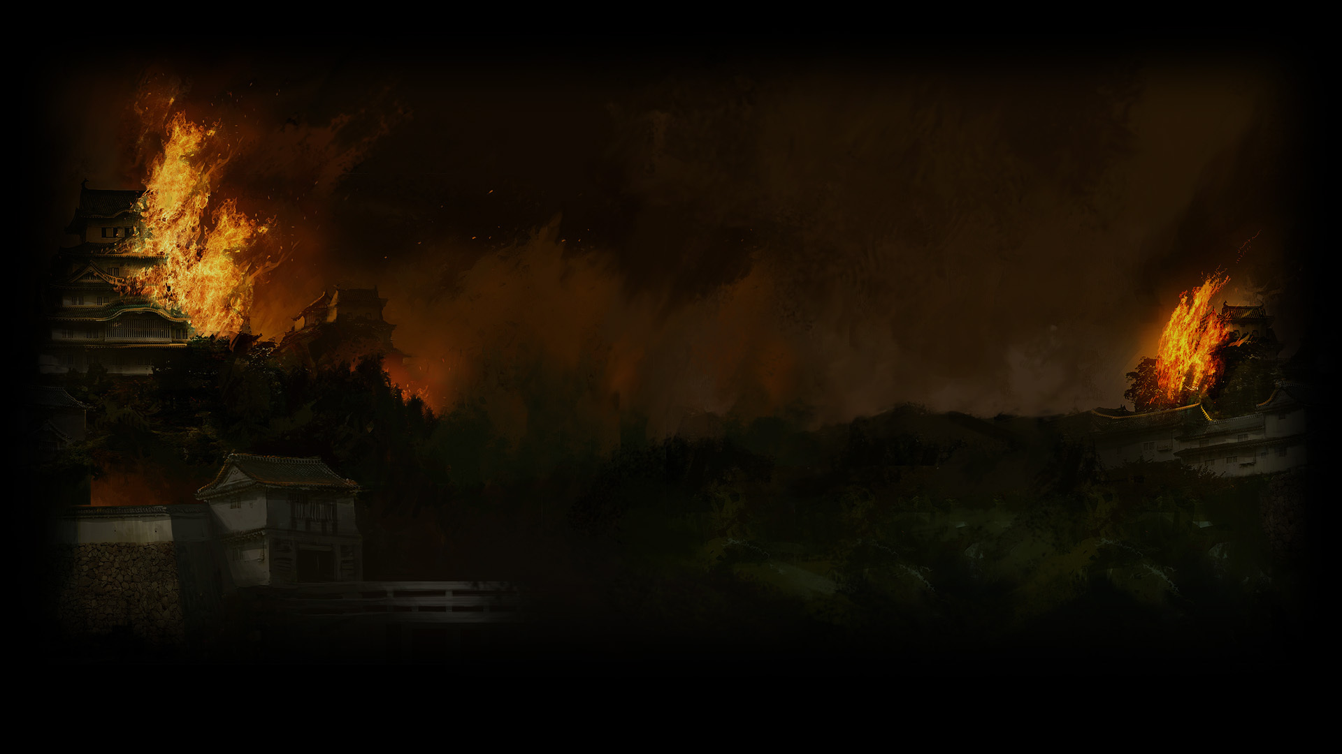 Village Afire
