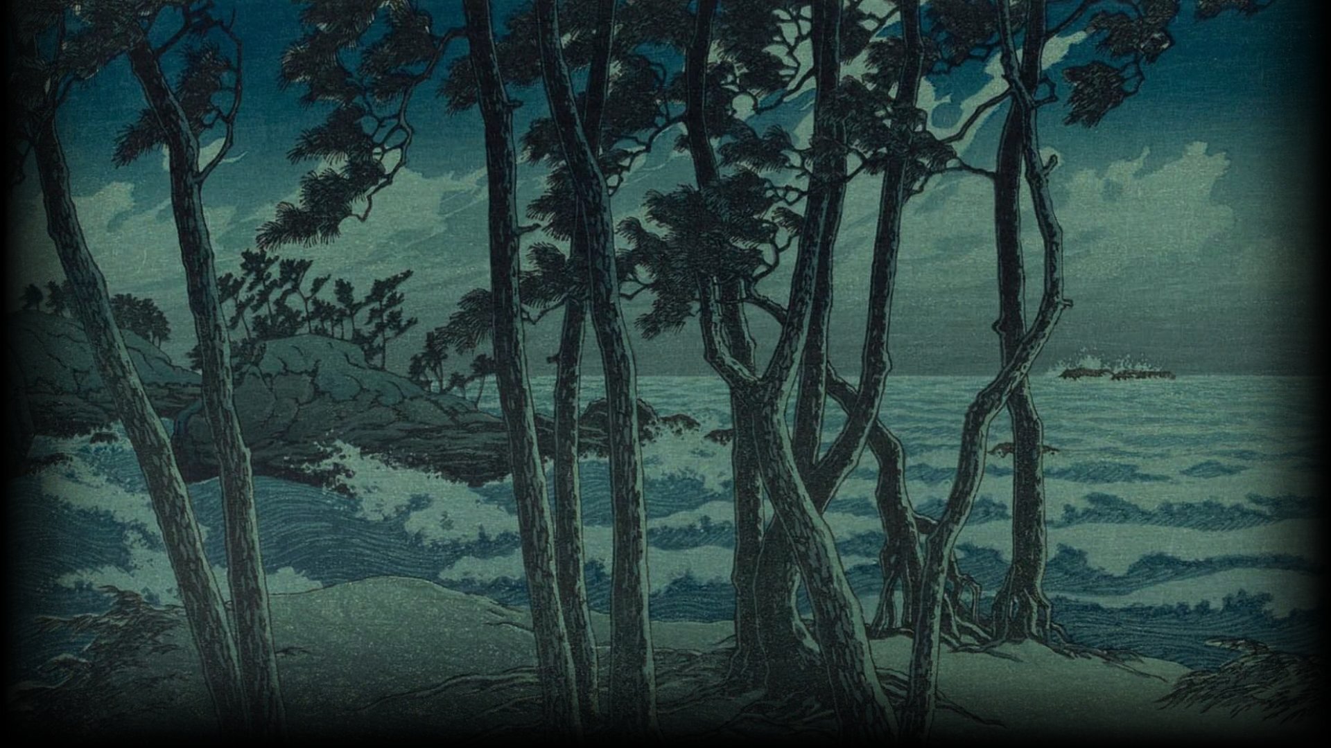 Hinomisuki, Izumo by Kawase Hasui