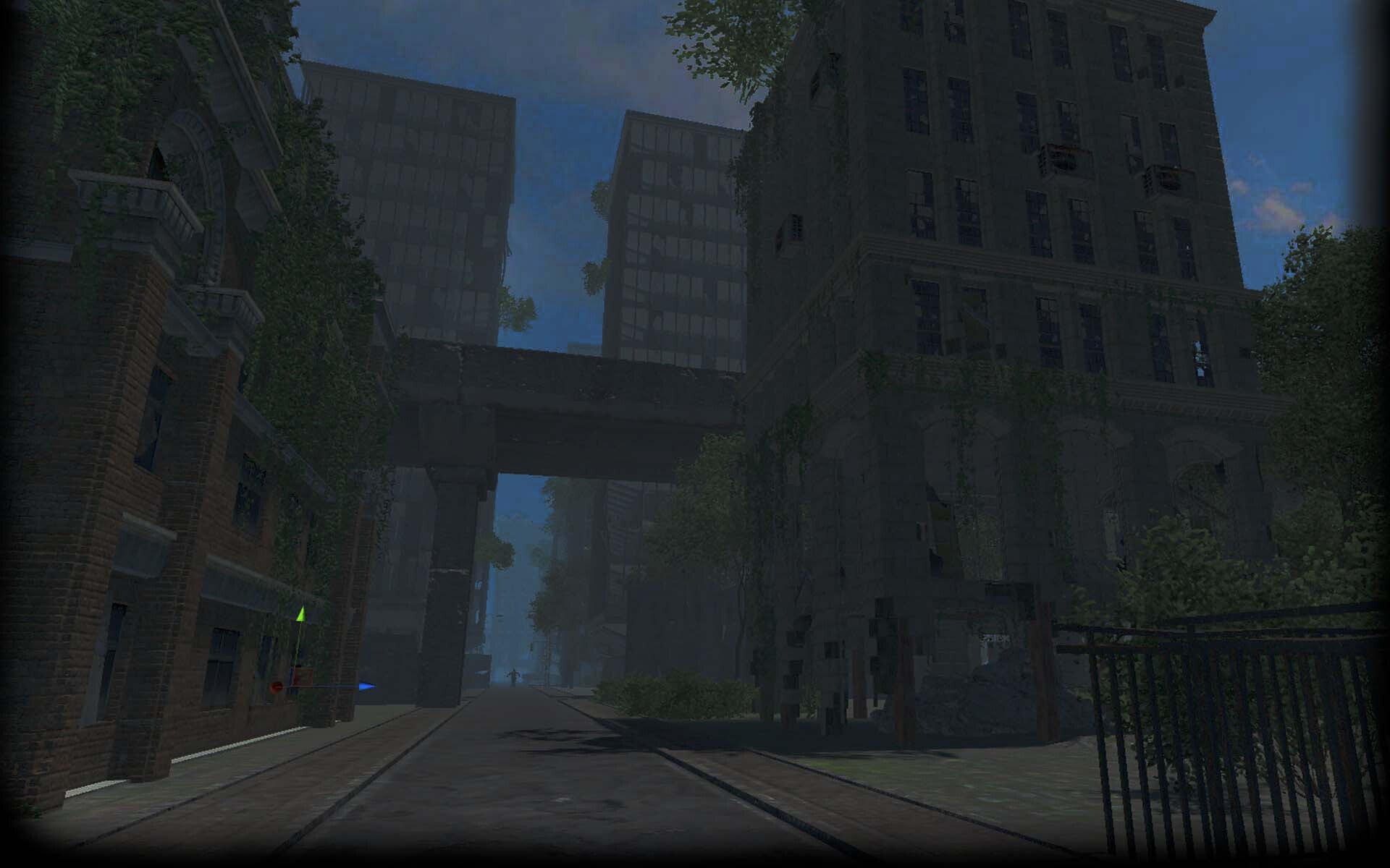 Abandoned town